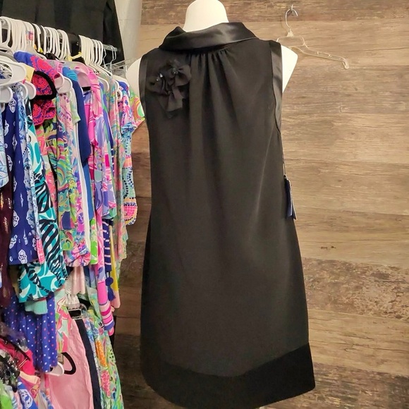 Simply Vera Vera Wang Black Zippered Mini Dress - Picture 1 of 13